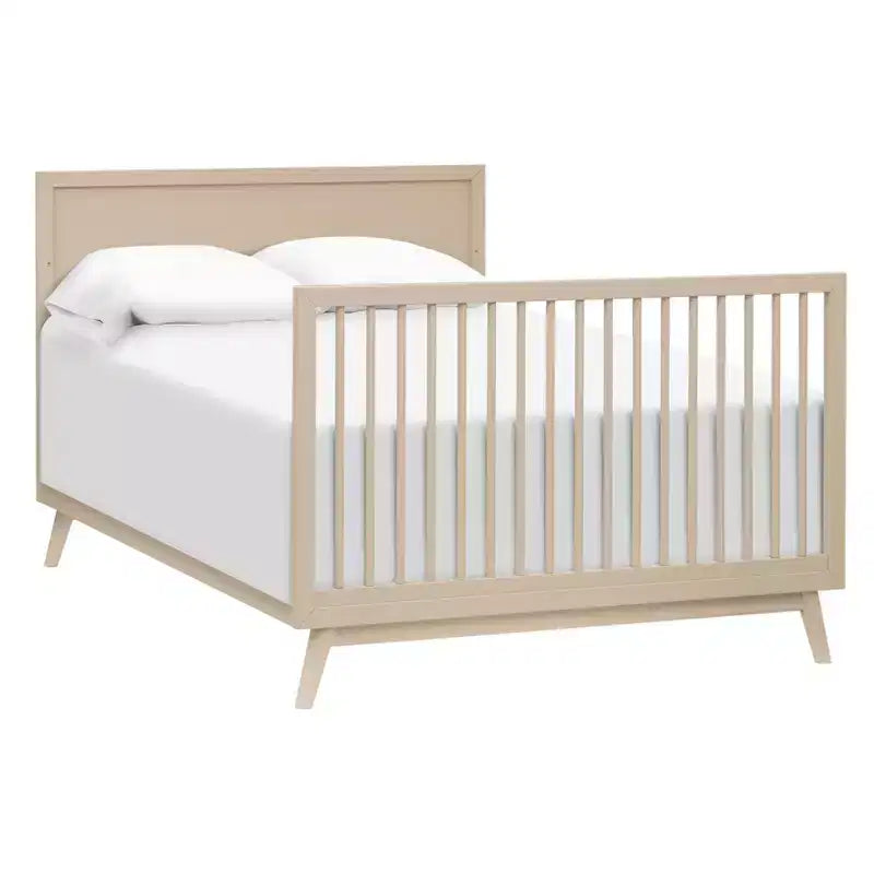 Lit de bébé convertible 4-en-1 Palma Mid-Century avec kit de conversion pour lit de tout-petit