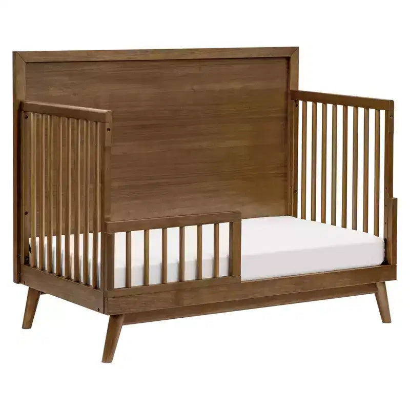 Lit de bébé convertible 4-en-1 Palma Mid-Century avec kit de conversion pour lit de tout-petit