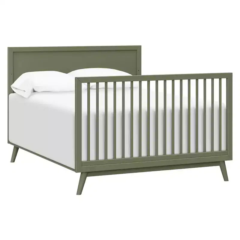 Lit de bébé convertible 4-en-1 Palma Mid-Century avec kit de conversion pour lit de tout-petit