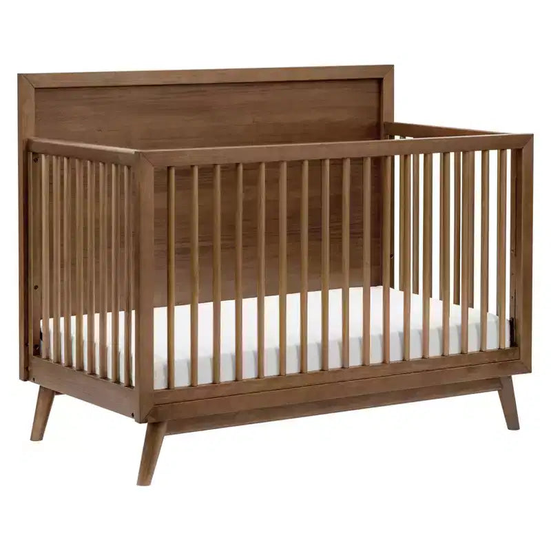 Lit de bébé convertible 4-en-1 Palma Mid-Century avec kit de conversion pour lit de tout-petit