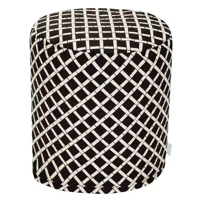 Pouf Bamboo Burnt