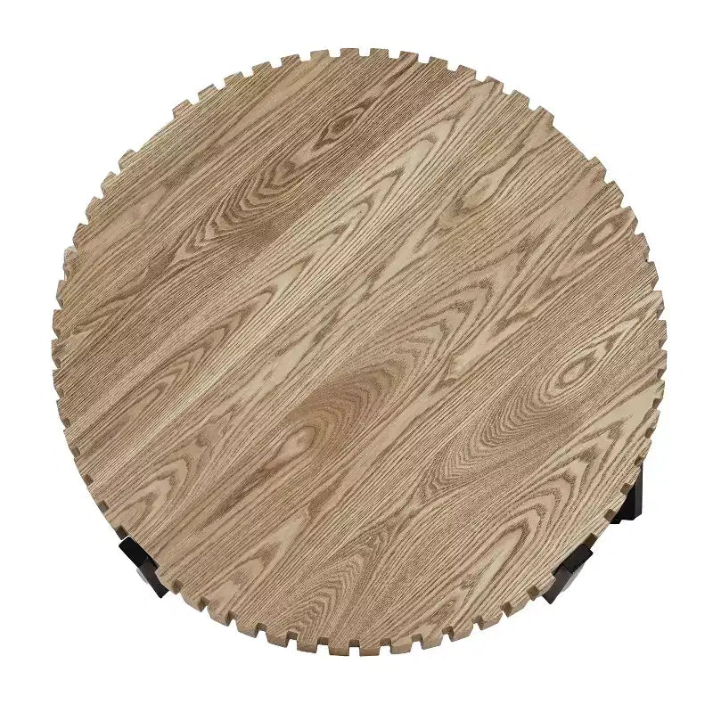 Table basse ronde industrielle Zane