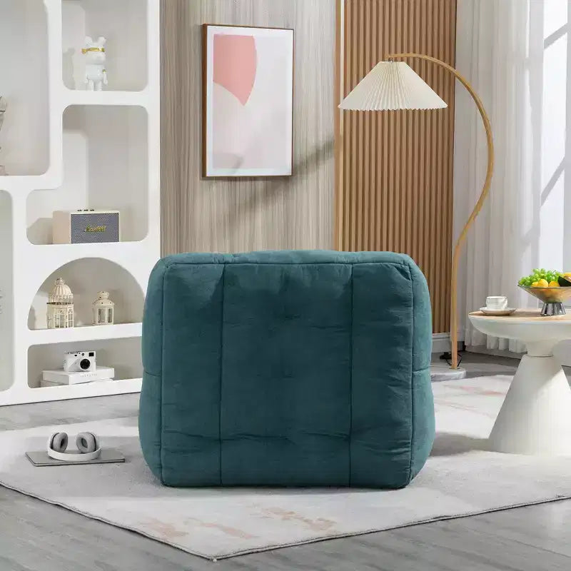 Fauteuil poire pour le sol, canapé paresseux avec mousse à mémoire de forme et ottoman, canapé poire pour salle de lecture, salon