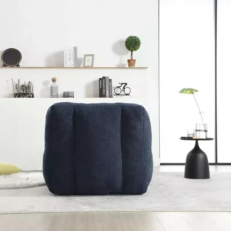 Fauteuil poire pour le sol, canapé paresseux avec mousse à mémoire de forme et ottoman, canapé poire pour salle de lecture, salon
