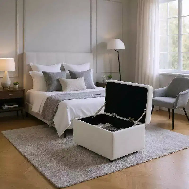 Multi-Functional Storage Stool, Seating & Storage in One, Living Room Entryway