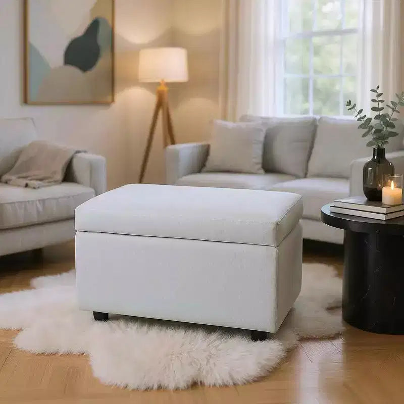 Multi-Functional Storage Stool, Seating & Storage in One, Living Room Entryway