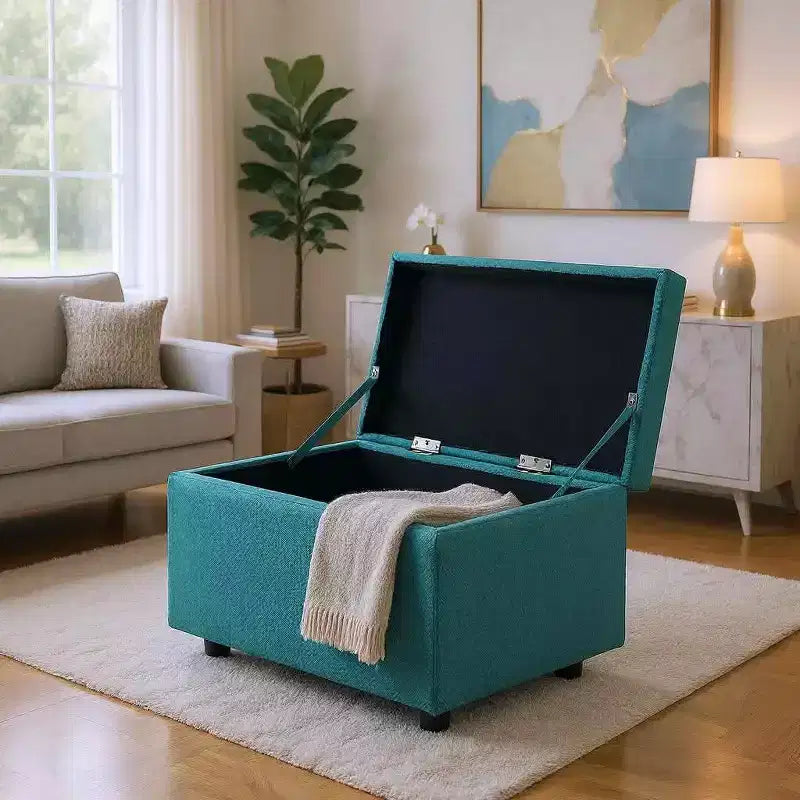 Multi-Functional Storage Stool, Seating & Storage in One, Living Room Entryway