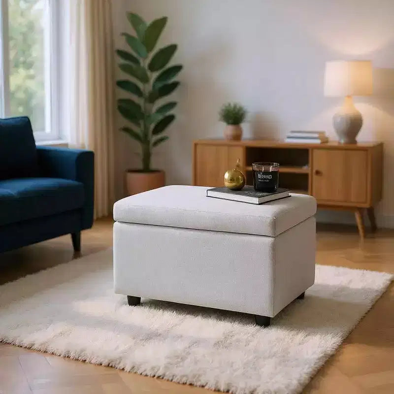 Multi-Functional Storage Stool, Seating & Storage in One, Living Room Entryway